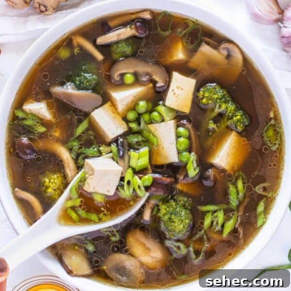Yaki Udon Stir Fried Noodles 22 Easy one pot tofu soup with miso broth and fresh toppings on table.