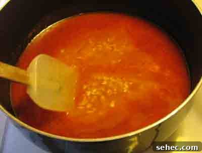 Greek Manestra Orzo in Tomato Sauce 6 Simmer the orzo or manestra.
