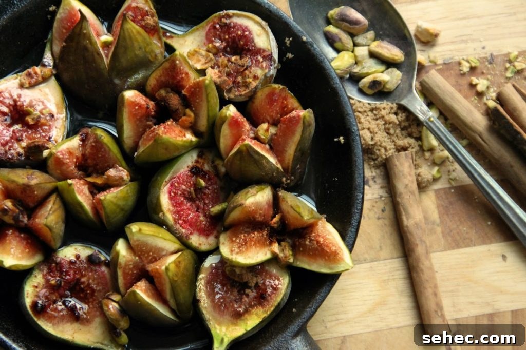 Maple Glazed Figs with Roasted Pistachios Recipe 3 Maple Glazed Figs with Roasted Pistachios