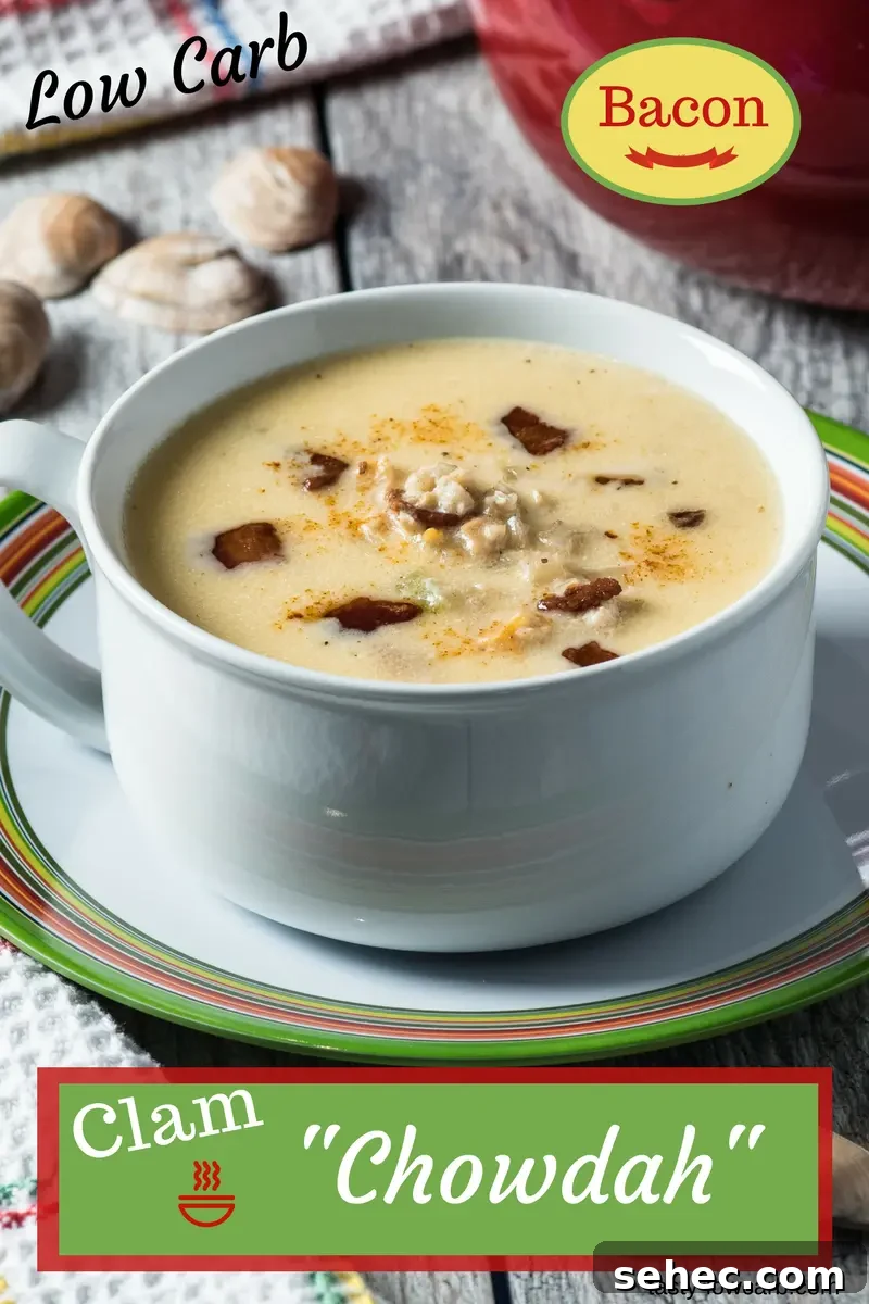 Low Carb Clam Chowder Recipe 3 Low Carb Clam Chowder recipe image