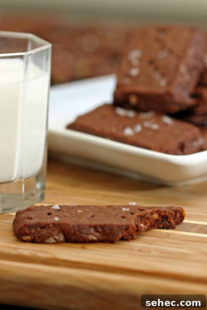 Buttery Chocolate Shortbread Cookies Recipe 11 Malted Chocolate Pecan Shortbread Cookies10