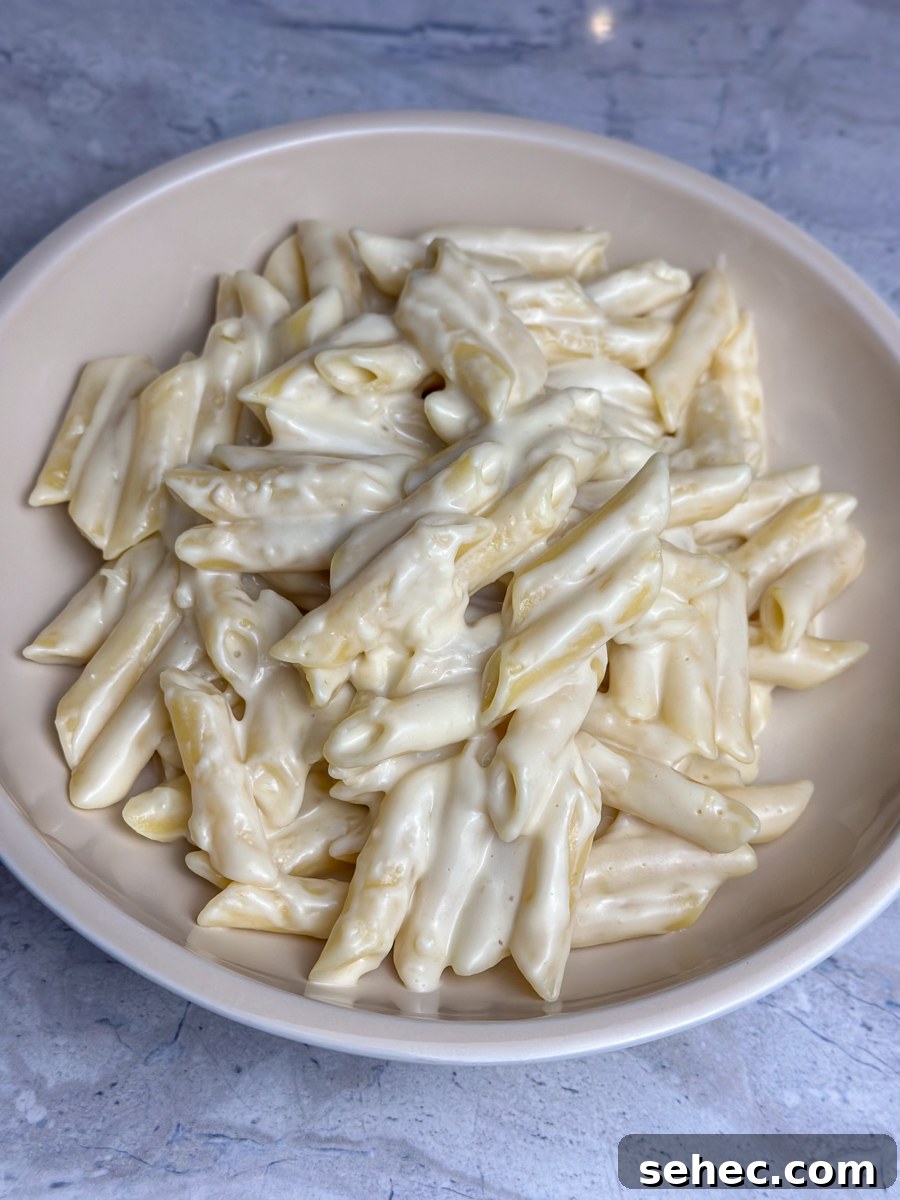 Creamy Garlic Penne Pasta Recipe 3 creamy garlic penne