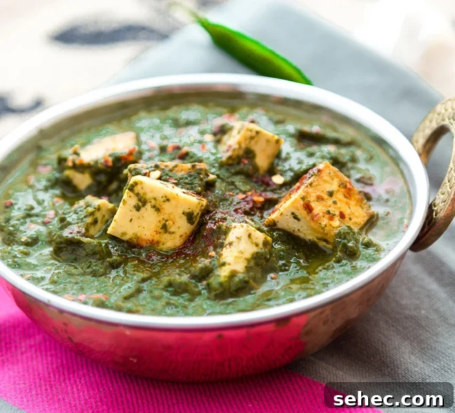 Palak Tofu Indian Spinach Curry 3 Spinach Tofu Curry