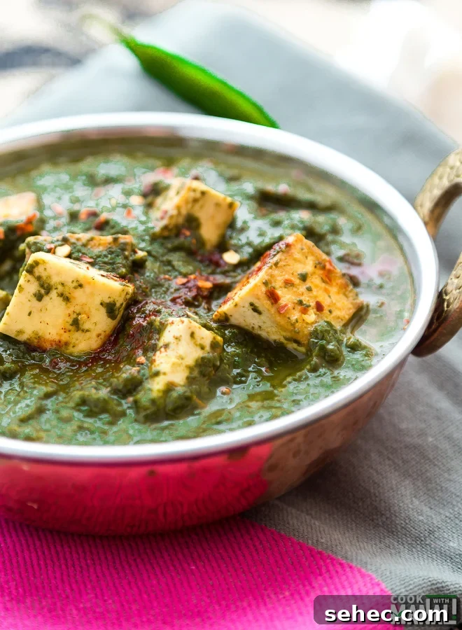 Palak Tofu Indian Spinach Curry 9 Spinach Tofu Indian Curry