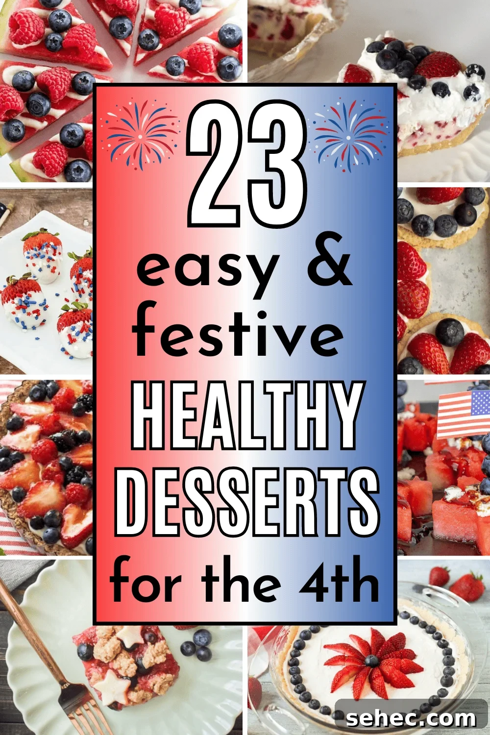 23 Lighter Patriotic Desserts for 4th of July 2 These healthy 4th of July desserts are easy to make for a crowd, and super pretty on the table! Low calorie, vegan, gluten free, or sugar free, you'll love these easy healthy Fourth of July food recipes. Healthy 4th of july food ideas, easy healthy dessert recipes quick, quick healthy dessert recipes, healthy 4th of july desserts for a crowd, healthy 4th of july desserts gluten free, healthy vegan desserts easy, healthy 4th of july desserts vegan no sugar, healthy vegan desserts clean eating