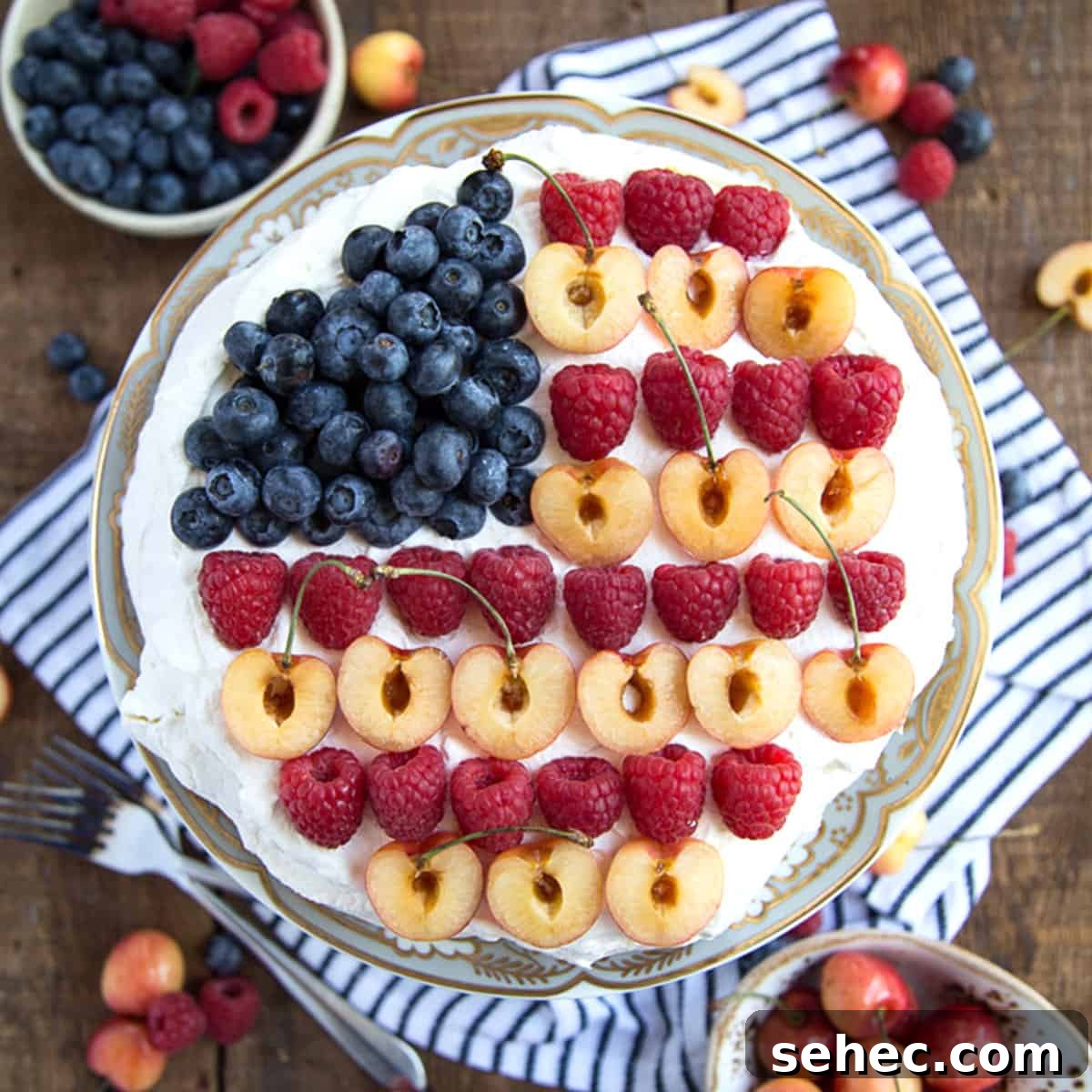 Image for Berry Pavlova (with a flag design!)
