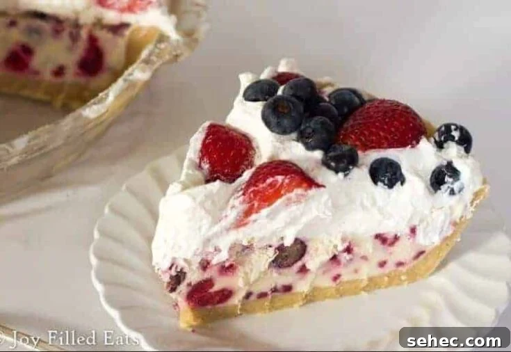 Image for Berries & Cream Ice Cream Pie