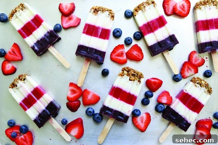 Image for Patriotic Frozen Yogurt Pops