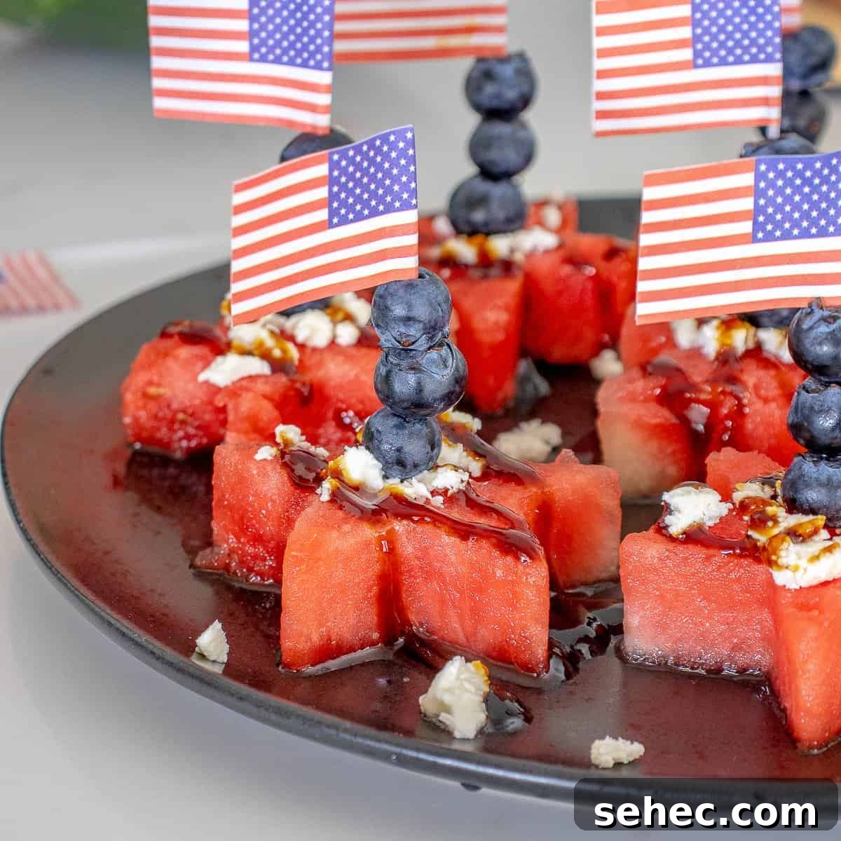 Image for Watermelon Blueberry Feta Stars