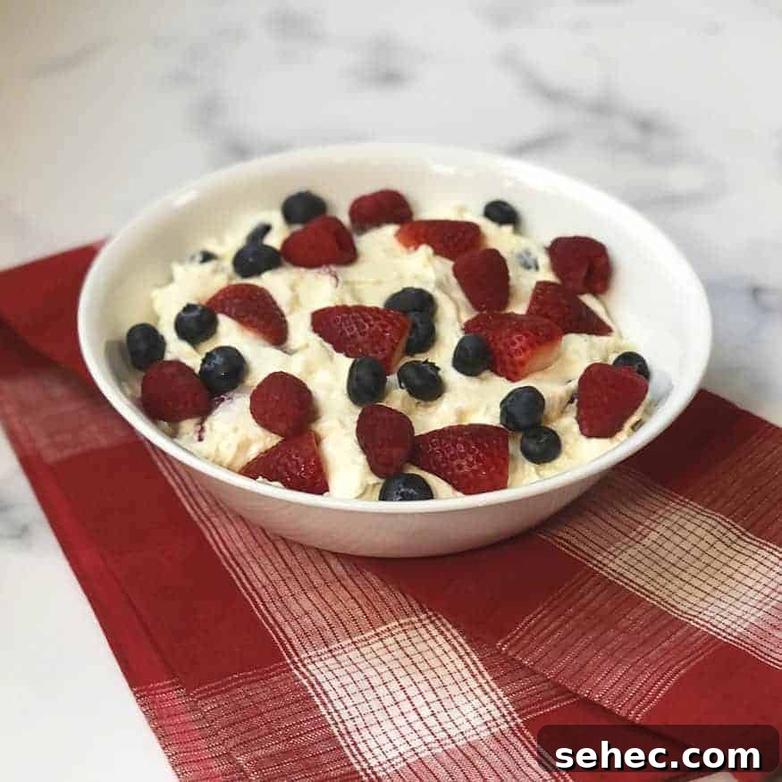 Image for Triple Berry Cheesecake Fruit Salad