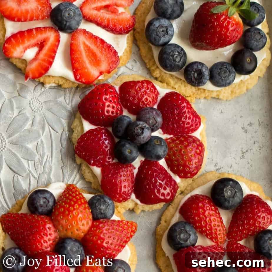 Image for Healthy Fruit Pizza Cookies 