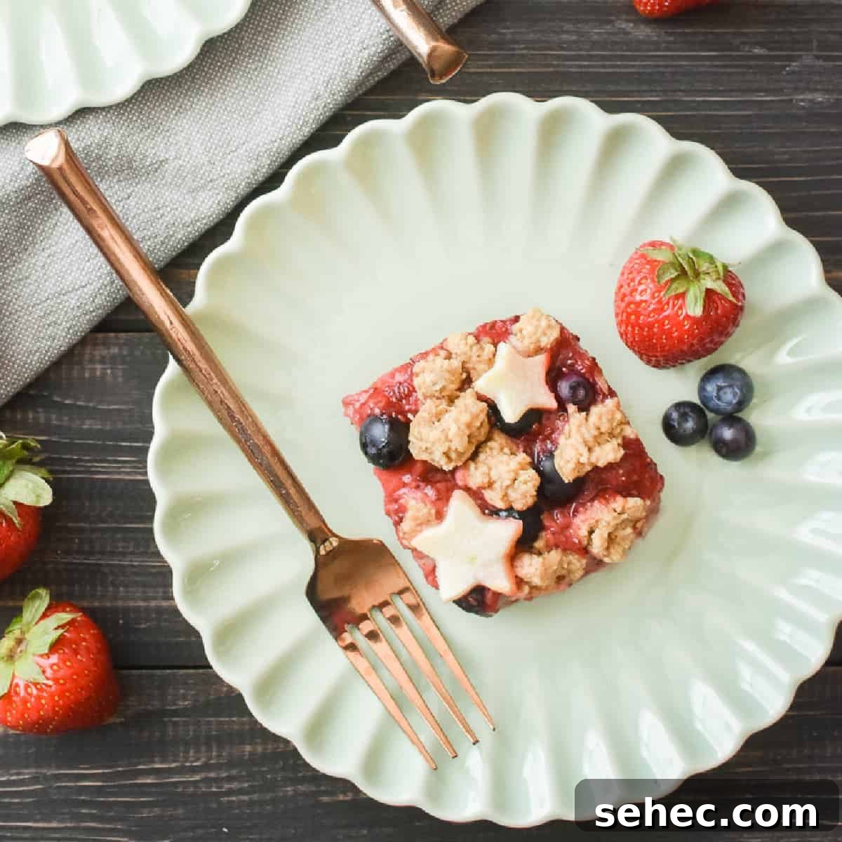 Image for Red, White and Blue Berry Crumb Bars