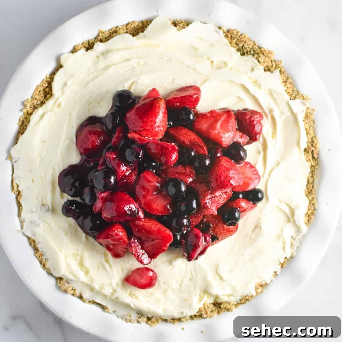 Image for Vanilla Berry Ice Cream Pie