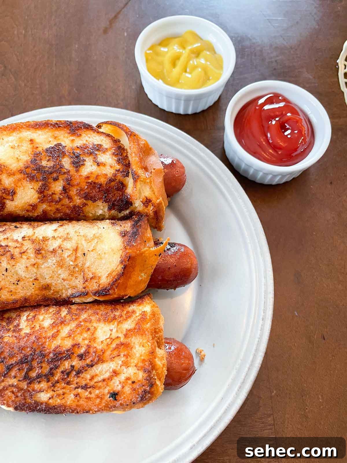 Air Fryer Grilled Cheese Hot Dogs Recipe 2 Air Fryer Grilled Cheese Hot Dogs