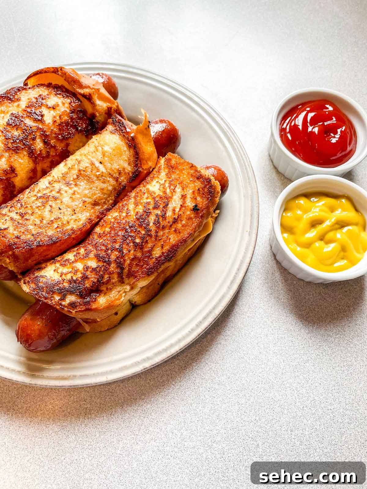 Air Fryer Grilled Cheese Hot Dogs Recipe 5 Air Fryer Grilled Cheese Hot Dogs