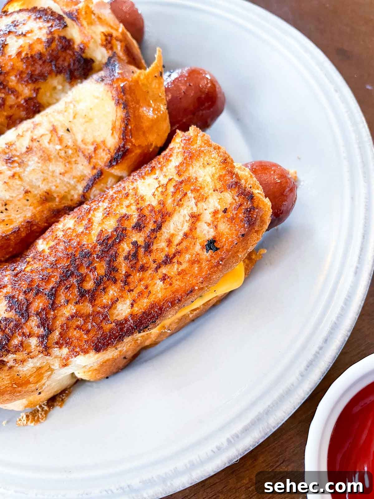 Air Fryer Grilled Cheese Hot Dogs Recipe 8 Air Fryer Grilled Cheese Hot Dogs
