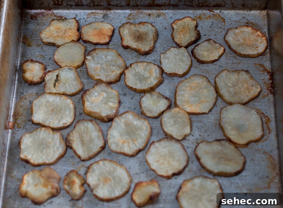 Spring Asparagus Pasta Baked in Parchment 9 Roasted Jerusalem artichokes ready to add to pasta