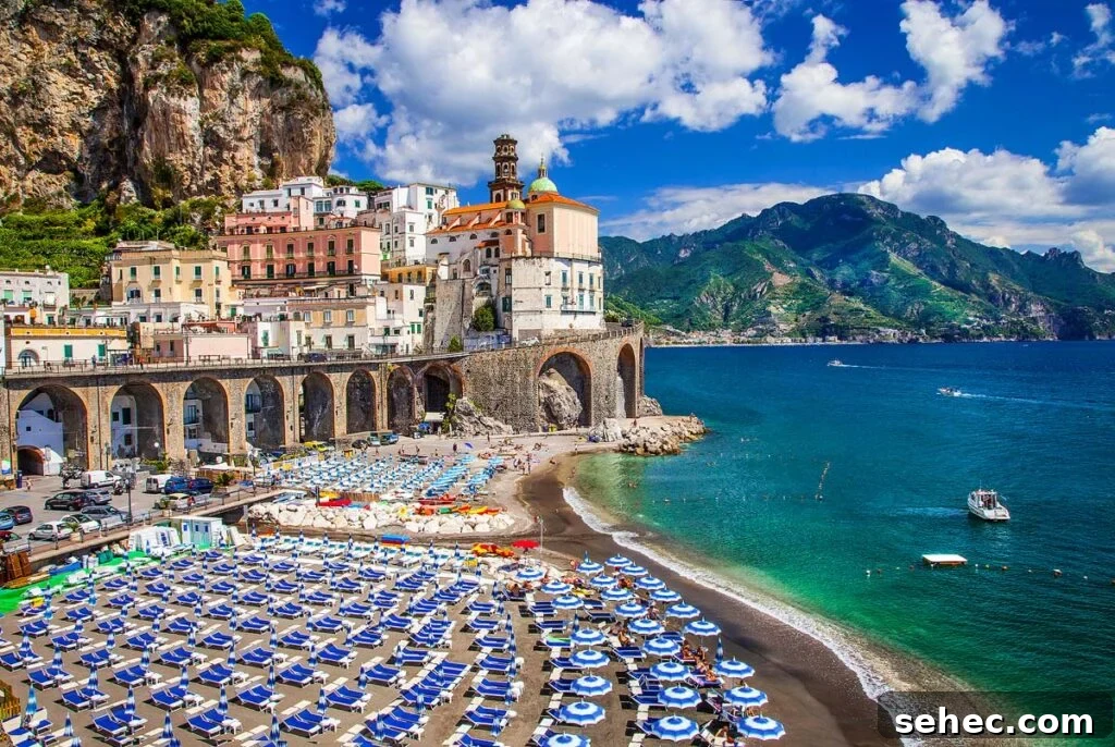 16 Unforgettable Places to Visit in Italy 2 Atrani village, Amalfi coast.