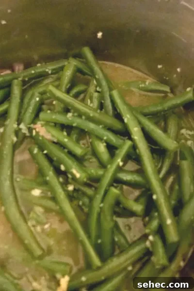 Instant Pot Garlic Green Beans Recipe 6 instant pot garlic green beans