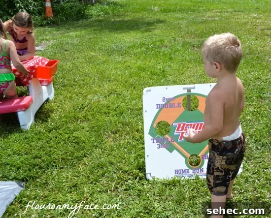 Host a Summer Bomb Pop Pool Party 6 Bomb-Pops-Ball-Toss