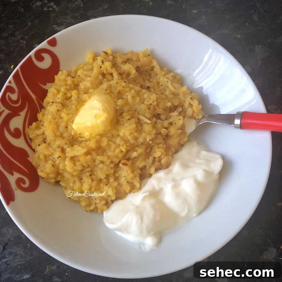 Khichri / Khichdi - A Comforting, One-Pot Rice and Lentils Recipe