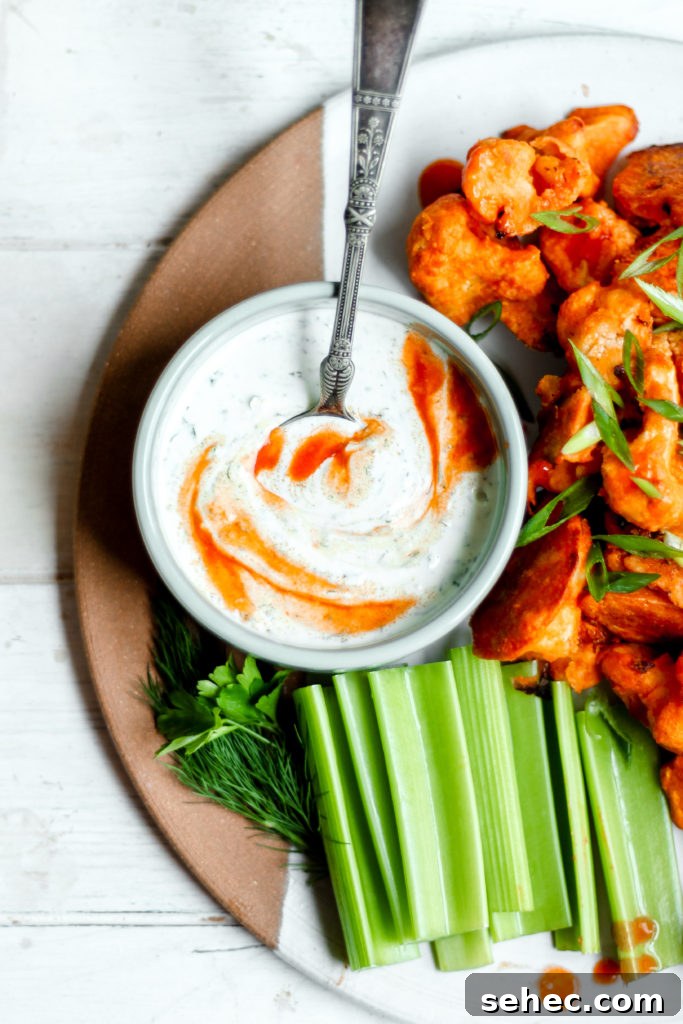 Crispy Buffalo Cauliflower Wings 2 The Very Best Buffalo Cauliflower Wings