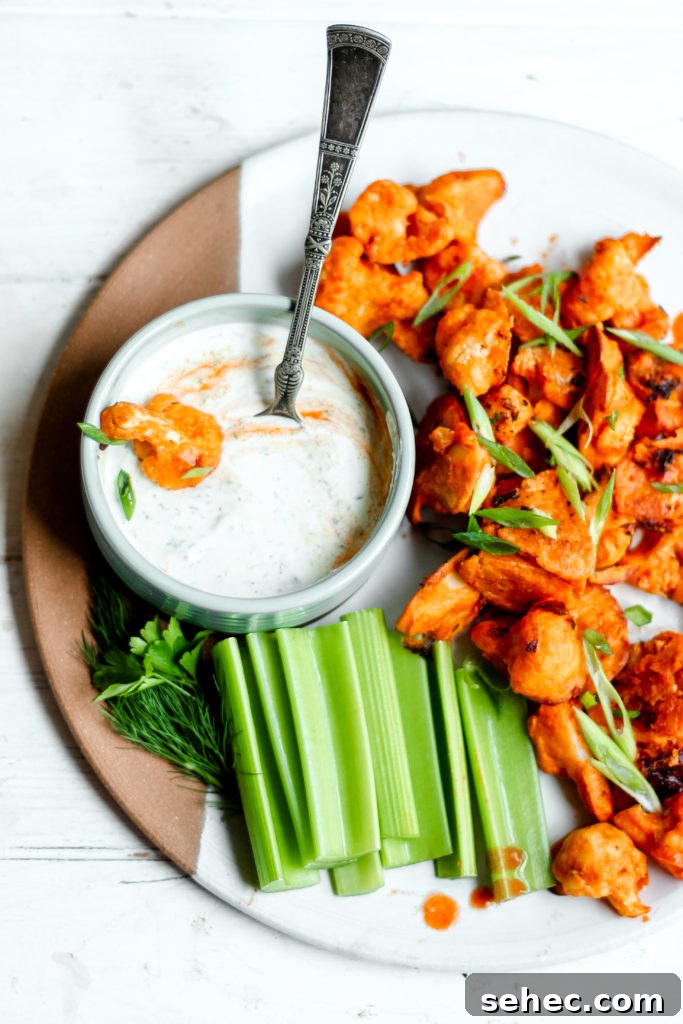 Crispy Buffalo Cauliflower Wings 9 The Very Best Buffalo Cauliflower Wings