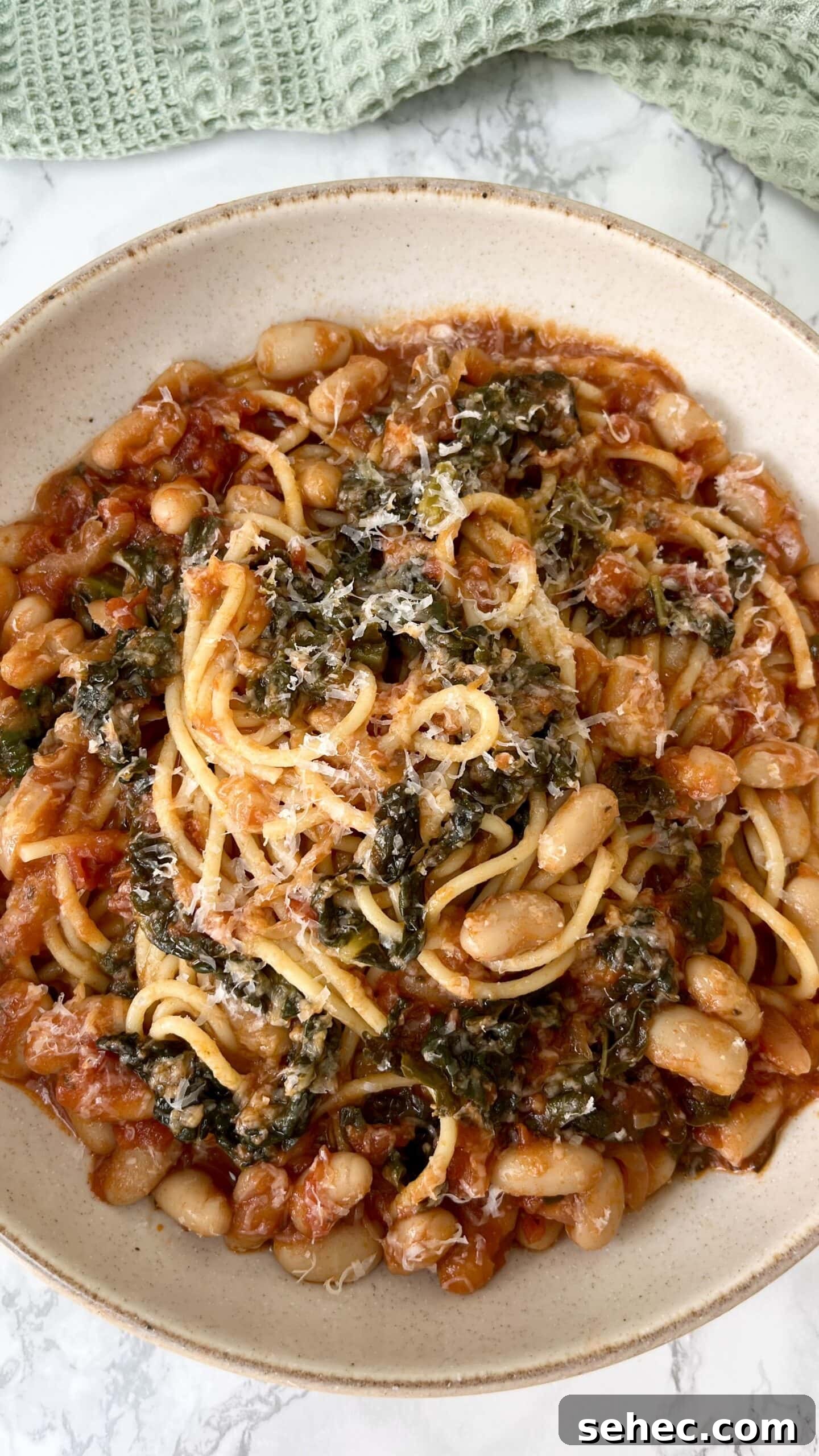 Stanley Tucci's Pasta Fagioli Recipe 9 stanley tucci's pasta fagioli in a bowl