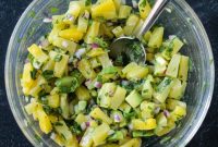 Fresh Pineapple and Avocado Salsa with Lime