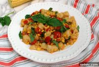Summer Gnocchi Recipe with Roasted Corn and Cherry Tomatoes
