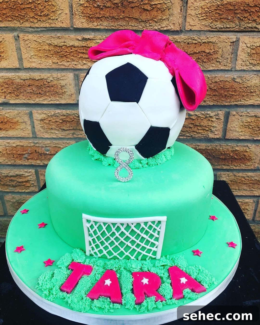 Girls' Football Cake