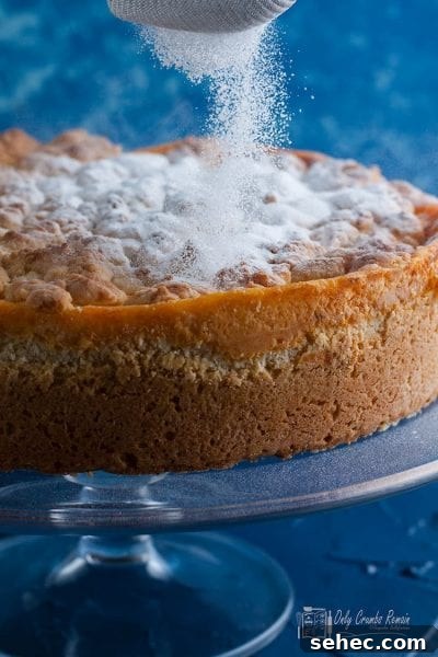 Rhubarb & Custard Crumble Cake