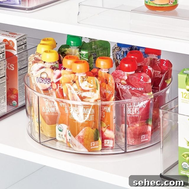 21 Clever Cupboard Organization Ideas 18 Divided Round Storage