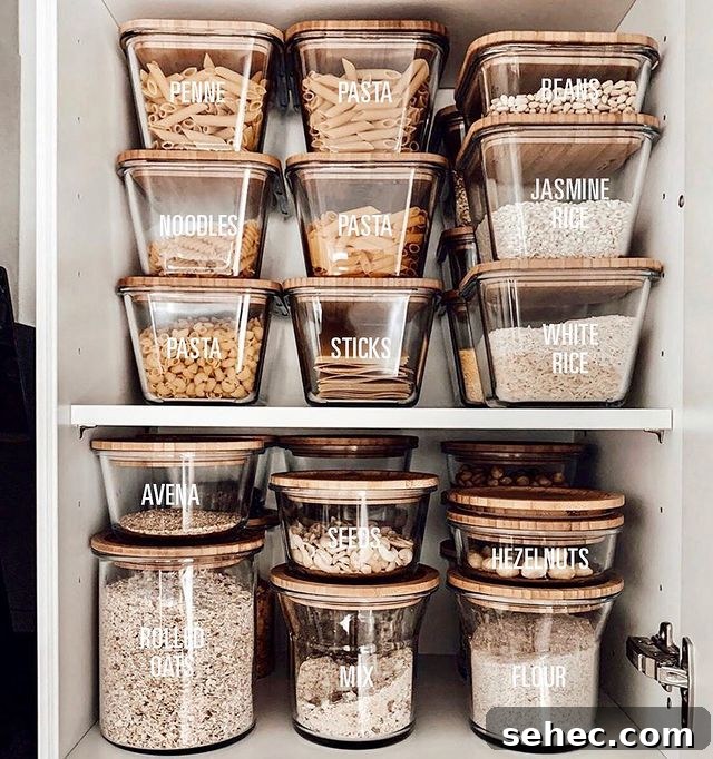 21 Clever Cupboard Organization Ideas 3 Label Your Containers