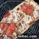 Air fryer cooked pizza thumbnail