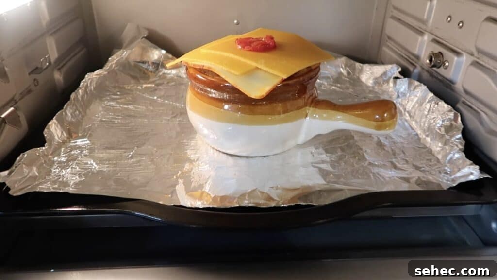Placing crock in oven
