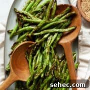 Crispy Air Fryer Green Beans: 4 Flavorful Recipes 11 air fryer green beans with four flavor variations