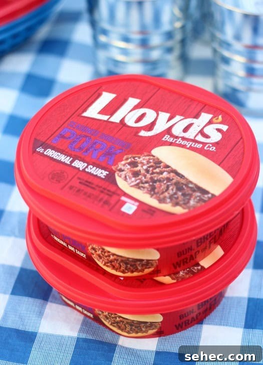 Pulled pork pulled pork in a container