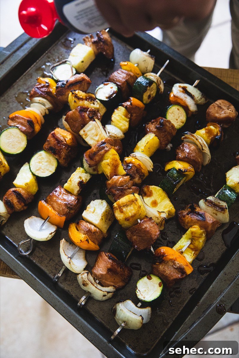 Grilled Huli Huli Chicken Skewers 4 Grilled Huli Huli Chicken Kabobs