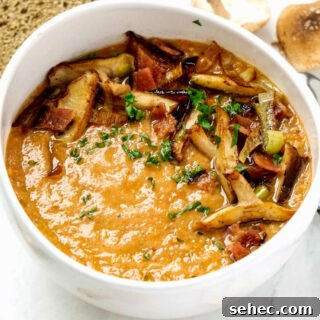 healthy shiitake mushroom soup