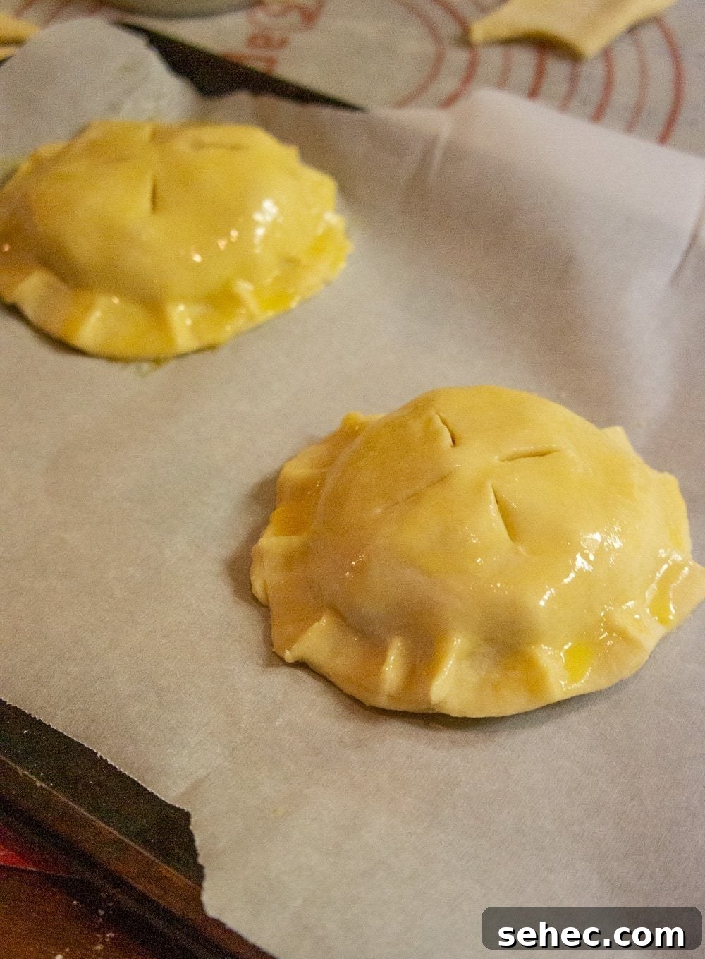 peach hand pies ready to bake