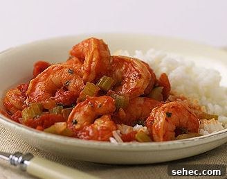 Shrimp Creole in a bowl